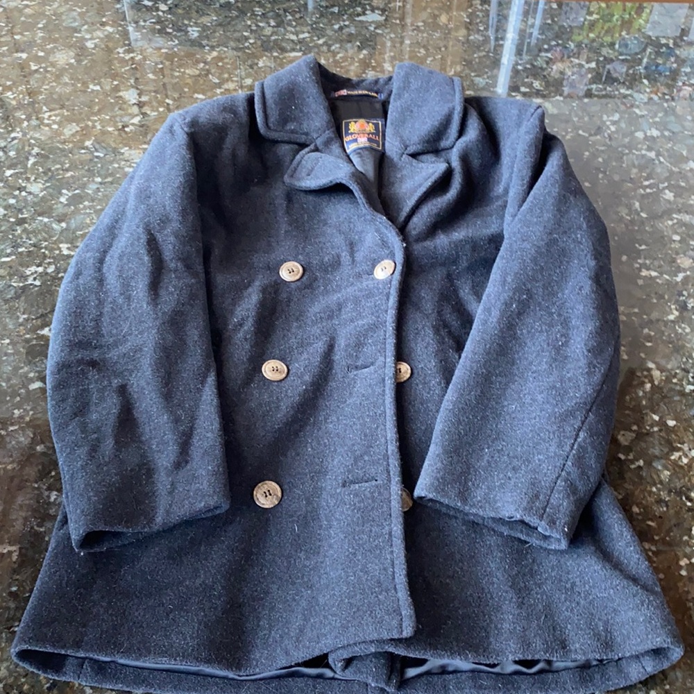 Authentic Gloverall Charcoal Peacoat